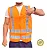 Colete Refletivo LARANJA Fluorescente Epi G-GG-XGG - Imagem 1