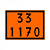 Placa de Simbologia 33 1170 30X40cm - Imagem 1