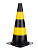 Cone 50cm Preto - Imagem 1