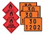 Kit Placas Pvc 2mm Para Transporte De Óleo Diesel - 30 1202 - Imagem 1