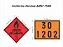 Kit Placas Pvc 2mm Para Transporte De Óleo Diesel - 30 1202 - Imagem 2