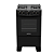 Fogão 4 Bocas Preto com Mesa Inox Atlas Mônaco Plus Bivolt - Imagem 1