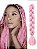 cabelo super jumbo cherey rosa algodão - Imagem 1