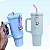 Copo Caneca Térmica Quencher Com Canudo E Tampa Para Café 1200ML. - Imagem 6