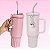 Copo Caneca Térmica Quencher Com Canudo E Tampa Para Café 1200ML. - Imagem 7