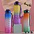 Kit Garrafa Colorida Motivacional Squeeze – 02 Peças. - Imagem 2