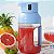 Mini Liquidificador Portátil Recarregável Tipo Garrafa Com Alça USB 1500ML. - Imagem 1