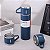 Kit Garrafa Térmica Inox 500ml Com 3 Xícaras Camping Viagem Café. - Imagem 6