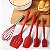 Utensílios De Cozinha Silicone com Fue – Kit c/ 5. - Imagem 1