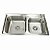 Cuba Dupla Gourmet Aço Inox 304 - Imagem 1