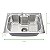 Cuba Gourmet Aço Inox 304 e Torneira Clean Escovada - Imagem 6