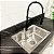 Cuba Gourmet Aço Inox 304 e Torneira Vision Preta - Imagem 4