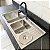 Cuba Dupla Pro Aço Inox com Lixeira e Torneira Sweet Cromada - Imagem 5