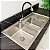 Cuba Dupla Pro Aço Inox 304 com Lixeira e Torneira Sweet Cromada - Imagem 3