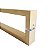 Puxador Square Aço Inox Dourado 40 cm - Imagem 1
