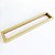 Puxador Square Aço Inox Dourado 60 cm - Imagem 5