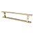 Puxador Flat Aço Inox Dourado 50 cm - Imagem 5