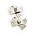 Kit 5 Dobradiças Pivotantes Aço Inox Escovado Para Portas até 50 kg - Imagem 2