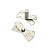 Kit 3 Dobradiças Pivotantes Aço Inox Escovado Para Portas até 100 kg - Imagem 1