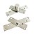 Kit 3 Dobradiças Pivotantes Aço Inox Escovado Para Portas até 300 kg - Imagem 1