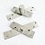 Kit 3 Dobradiças Pivotantes Aço Inox Escovado Para Portas até 300 kg - Imagem 2