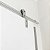 Porta Branca 90 cm + Kit de Correr 2 m + Puxador Flat 50 cm Polido - Imagem 2