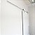 Porta Branca 1 m + Kit de Correr 2 m + Puxador Flat 50 cm Polido - Imagem 3