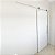Porta Branca 1 m + Kit de Correr 2 m + Puxador Flat 50 cm Polido - Imagem 4
