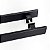 Porta Branca 1 m + Kit de Correr 2 m + Puxador Flat 50 cm Preto - Imagem 6