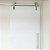 Porta Branca 80 cm + Kit de Correr Aluminum 1,5 m + Puxador Flat 50 cm Polido - Imagem 4