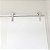 Porta Branca 100 cm + Kit de Correr Aluminum 2 m + Puxador Flat 50 cm Polido - Imagem 3
