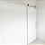 Porta Branca 100 cm + Kit de Correr Aluminum 2 m + Puxador Flat 50 cm Escovado - Imagem 1