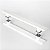 Porta Branca 100 cm + Kit de Correr Aluminum 2 m + Puxador Flat 50 cm Branco - Imagem 5