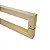 Puxador Beauty Aço Inox Dourado 60 cm - Imagem 1
