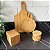 Kit 3 Potes Herméticos de Vidro com Tampa de Bambu 450ml - Imagem 9