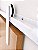Porta Carvalho 80 cm + Kit de Correr Aluminum 1,5 m + Puxador Flat Aluminum 1 m Branco - Imagem 4