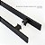 Porta Madeira Carvalho 90cm + Kit De Correr 2m + Puxador Flat Aluminum 1m Preto - Imagem 10