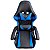 Cadeira Escritório Gamer Estofada Couro Sintético Azul - Imagem 2
