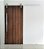 Porta Madeira 90cm + Kit Correr 2m + Puxador Flat 1m Polido - Imagem 2