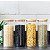 Kit 4 Potes Herméticos de Vidro com Tampa de Bambu 1500ml - Imagem 2