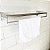 Toalheiro de Parede em Aço Inox Escovado 80 cm - Imagem 10