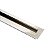 Puxador de Embutir Modelo Concha Aço Inox 52 cm - Imagem 1