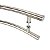 Puxador Porta Duplo Aço Inox Belíssima Economy 45 cm - Imagem 6