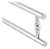 Puxador Tubular Economy Aço Inox 30 cm - Imagem 1