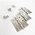 Dobradiças Para Portas Aço Inox Escovado 304 3,0" × 2,5" × 2 mm - 3 UN - Imagem 6