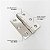 Dobradiças Para Portas Aço Inox 304 3,0" × 2,5" × 2 mm - 3 UN - Imagem 4