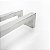 Puxador Porta Duplo Em Aço Inox 100cm Modelo Solution - Imagem 8