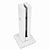 Coluna Torre Pinça Em Aço Inox Branco 20 Cm Para Vidro - Imagem 1