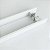 Kit Porta Branca 80cm + Trilho 1,5m + Puxador Flat Branco Branco - Imagem 5