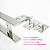 Puxador Inox 1 Metro + Fechadura Rolete + Pivotante 300 Kg - Imagem 3